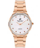 Beverly Hills Polo Club  Women's watch, Mother of Pearl Dial, Rose Gold Stainless Steel  Strap, Wrist Watch,BP3399C.430