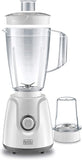 Black+Decker, Blender With Grinder Mill, White, 400W, BX4030-B5