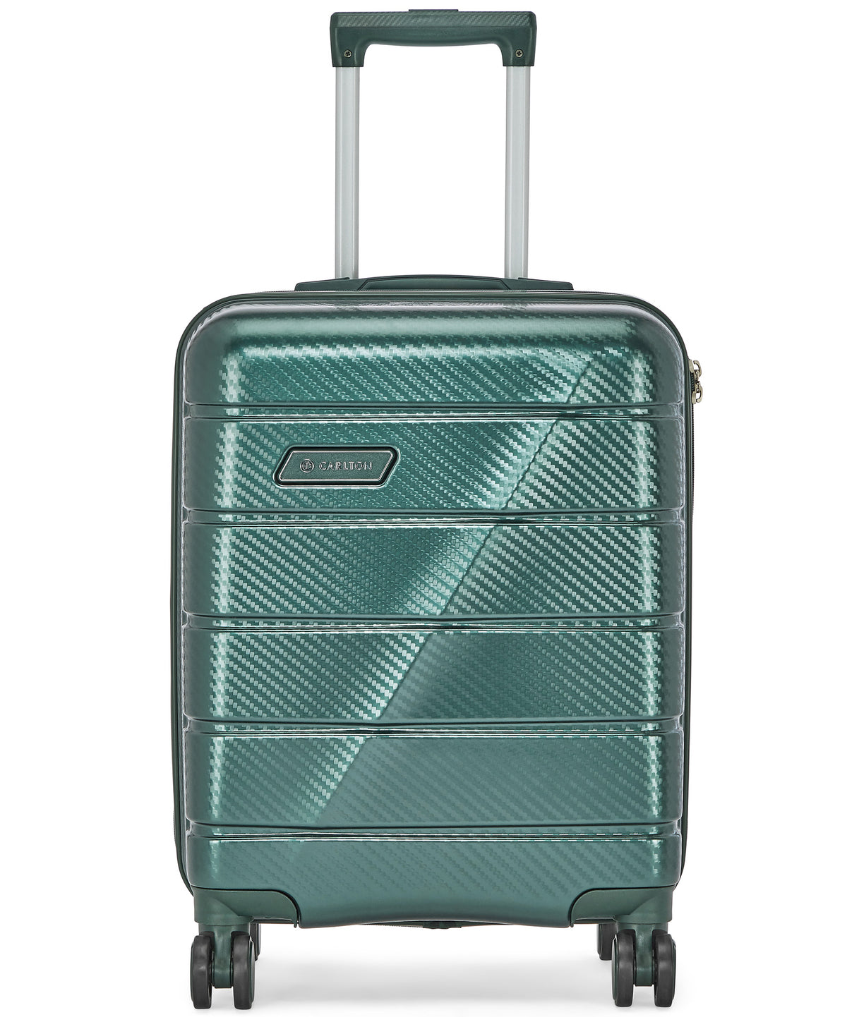 Carlton Milan 69cm, 4 Wheel Cabin Luggage Green Trolley,MILAN69GRN