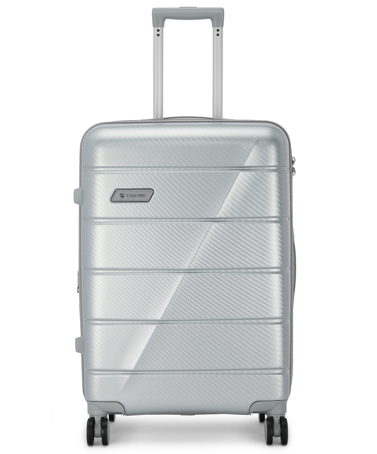 Carlton Milan 69cm, 4 Wheel Cabin Luggage Silver Trolley,MILAN69SIL