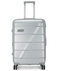 Carlton Milan 69cm, 4 Wheel Cabin Luggage Silver Trolley,MILAN69SIL