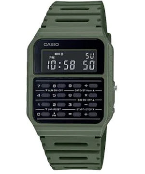 Casio unisex analog watch, black dial with comfortable strap, model CS-CA-53WF-3BDF, Bahrain