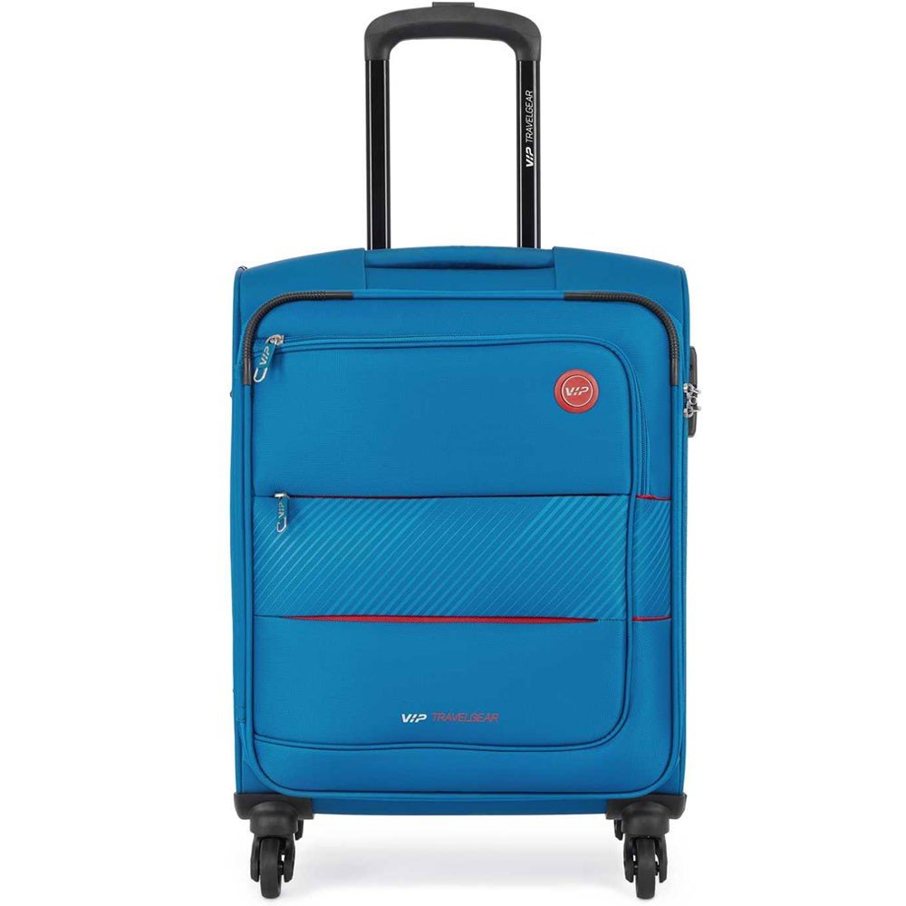 VIP California 79cm, 4 Wheel Large Size Trolley, Sky Blue, CFONIA79BU