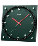 RHYTHM, Analog Wall Clock, Green, CMG100NR02