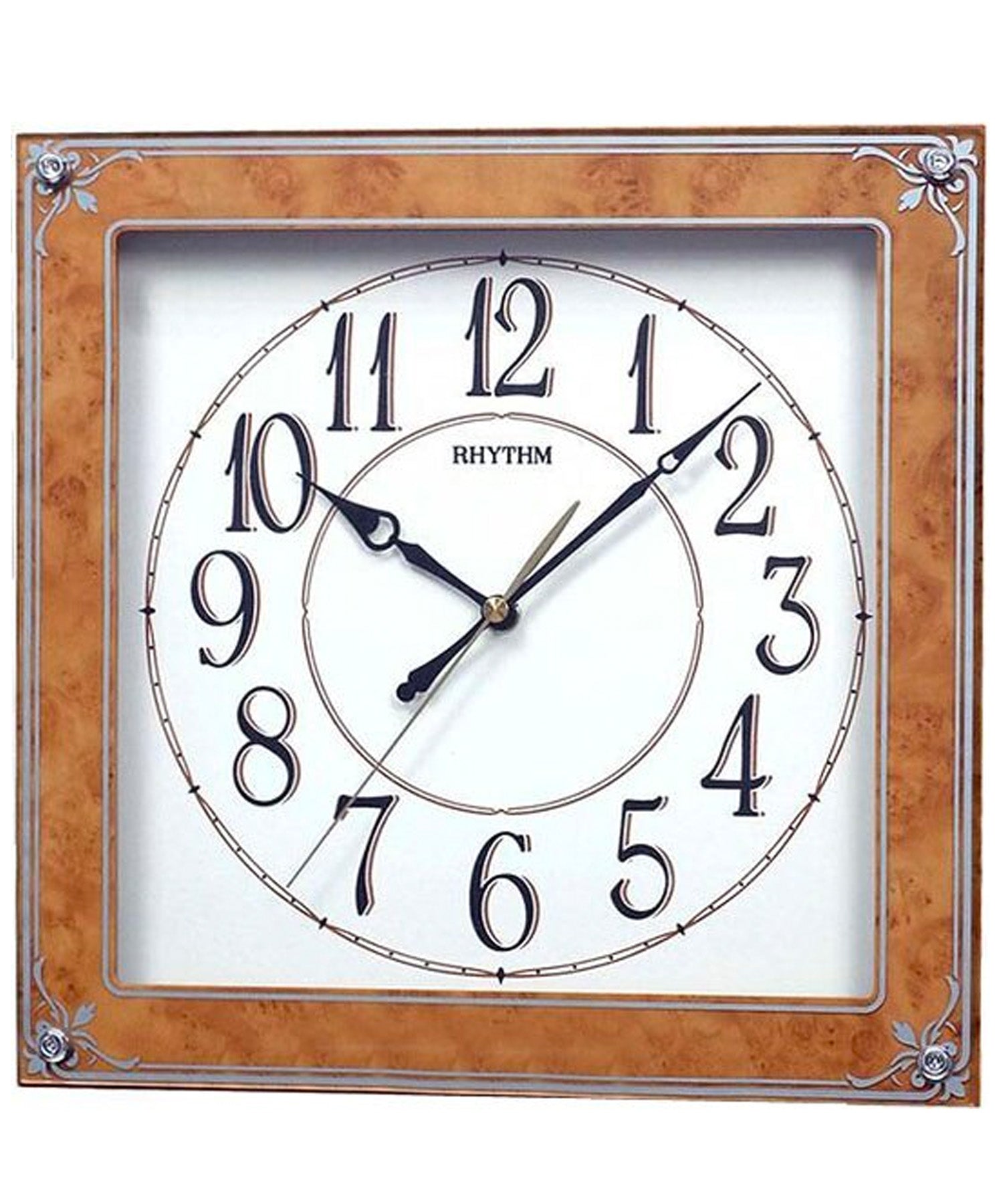 Rhythm, Wooden Wall Clock, CMG112NR07