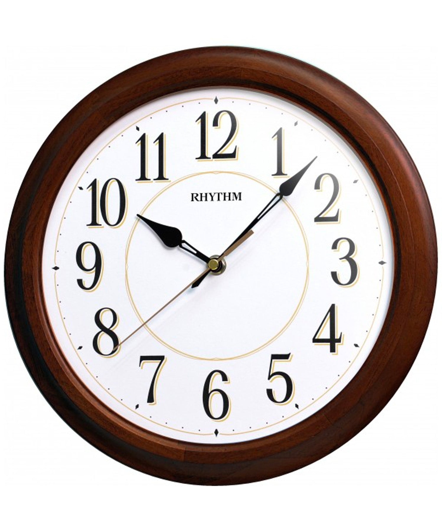 Rhythm, Wooden Wall Clock, CMG131NR06