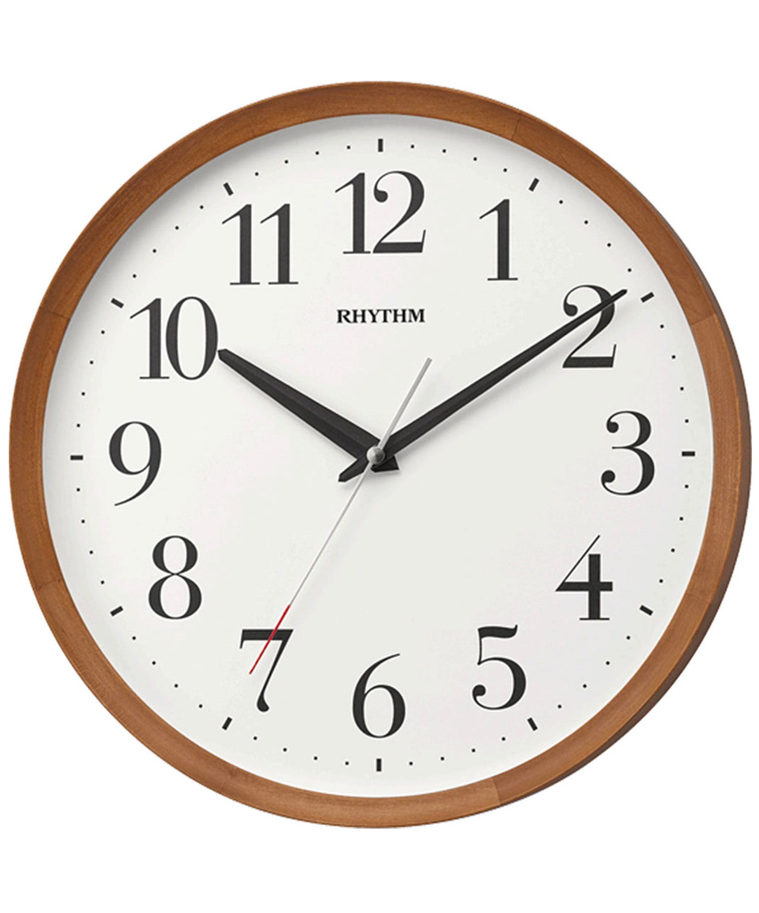 Rhythm, Wooden Decor Wall Clock, CMG135NR06