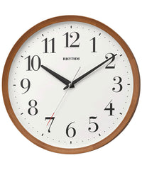 Rhythm, Wooden Decor Wall Clock, CMG135NR06