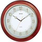 Rhythm Wall Clock, Super Luminous Dial With 3D Numerals, CMG266BR06