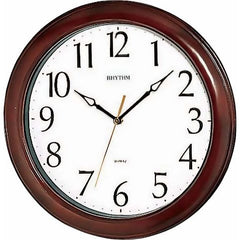 Rhythm Wall Clock, Wooden Case, CMG270NR06