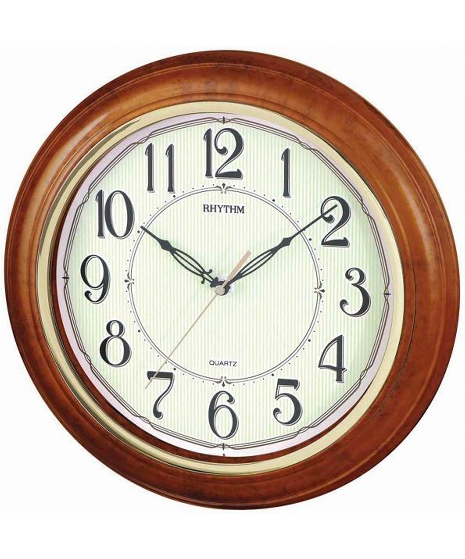 RHYTHM, SILENT SILKY MOVE WALL CLOCK, CMG425BR06