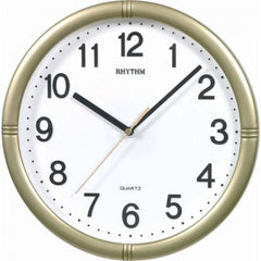 Rhythm Wall Clock, Basic Clock With 3D Numerals Dial, CMG434BR18