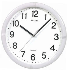 Rhythm Wall Clock, Basic Clock With 3D Numerals Dial, CMG434NR03