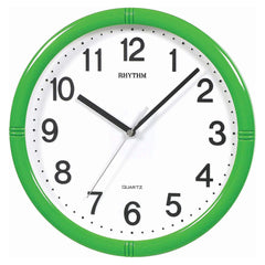 Rhythm Wall Clock, Basic Clock With 3D Numerals Dial, CMG434NR05