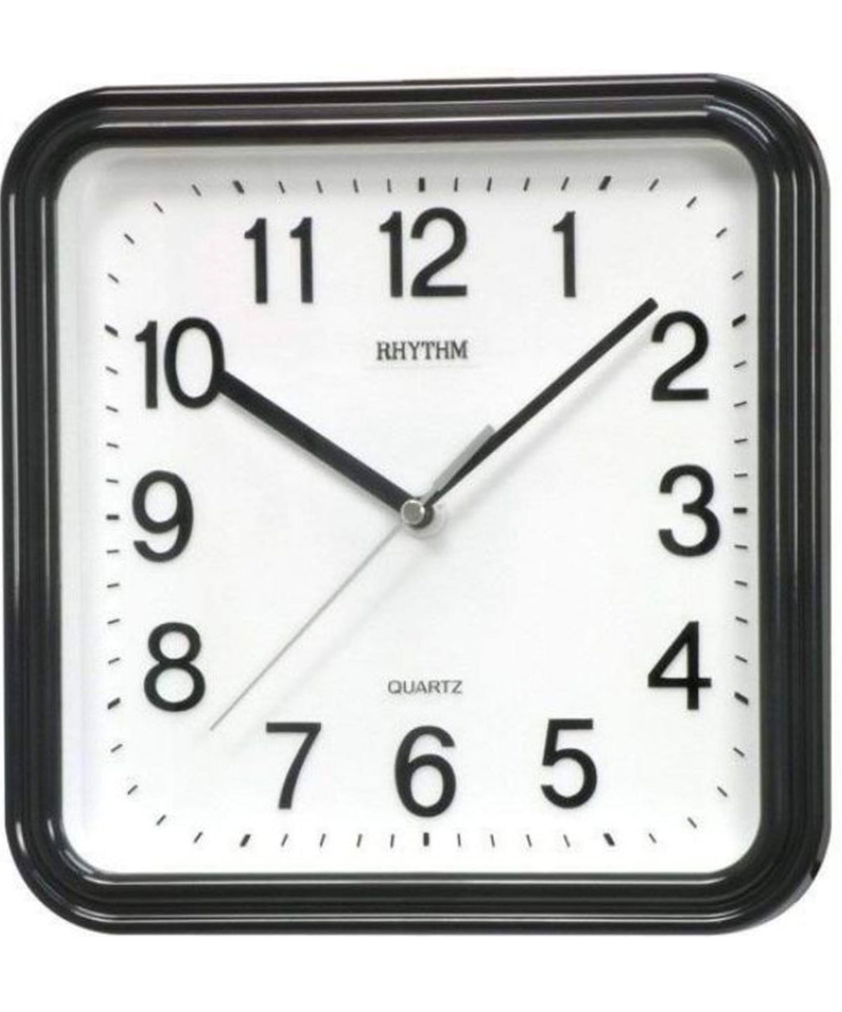 Rhythm Wall Clock, Analog Clock White Dial Silent Silky Move, CMG450NR02