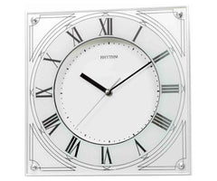 Rhythm, Pearl White Wall Clock, CMG459NR03