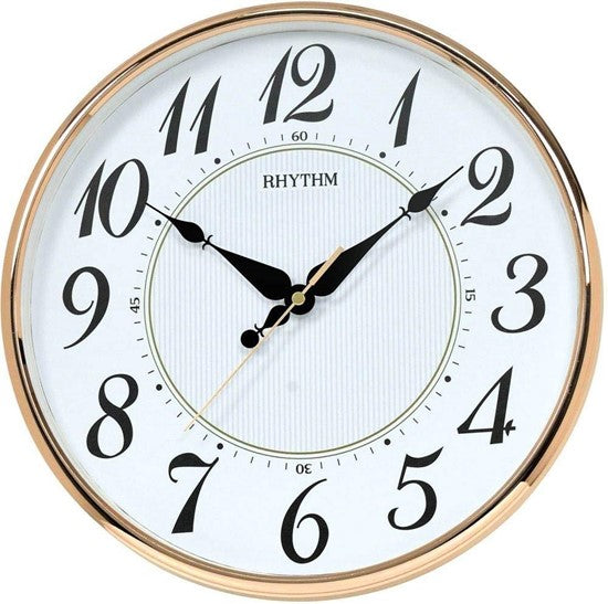 Rhythm Wall Clock, With Pearl Printing Dial, CMG465BR13