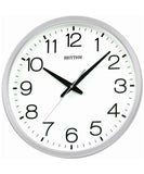 Rhythm Wall Clock,3D Numerals with Silent Silky Move, CMG494NR03