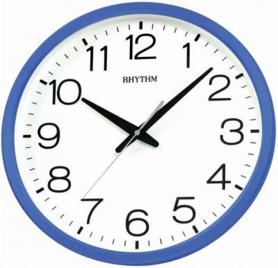 Rhythm Wall Clock,3D Numerals With Silent Silky Move, CMG494NR04