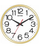 Rhythm Wall Clock,3D Numerals With Silent Silky Move, CMG495CR18