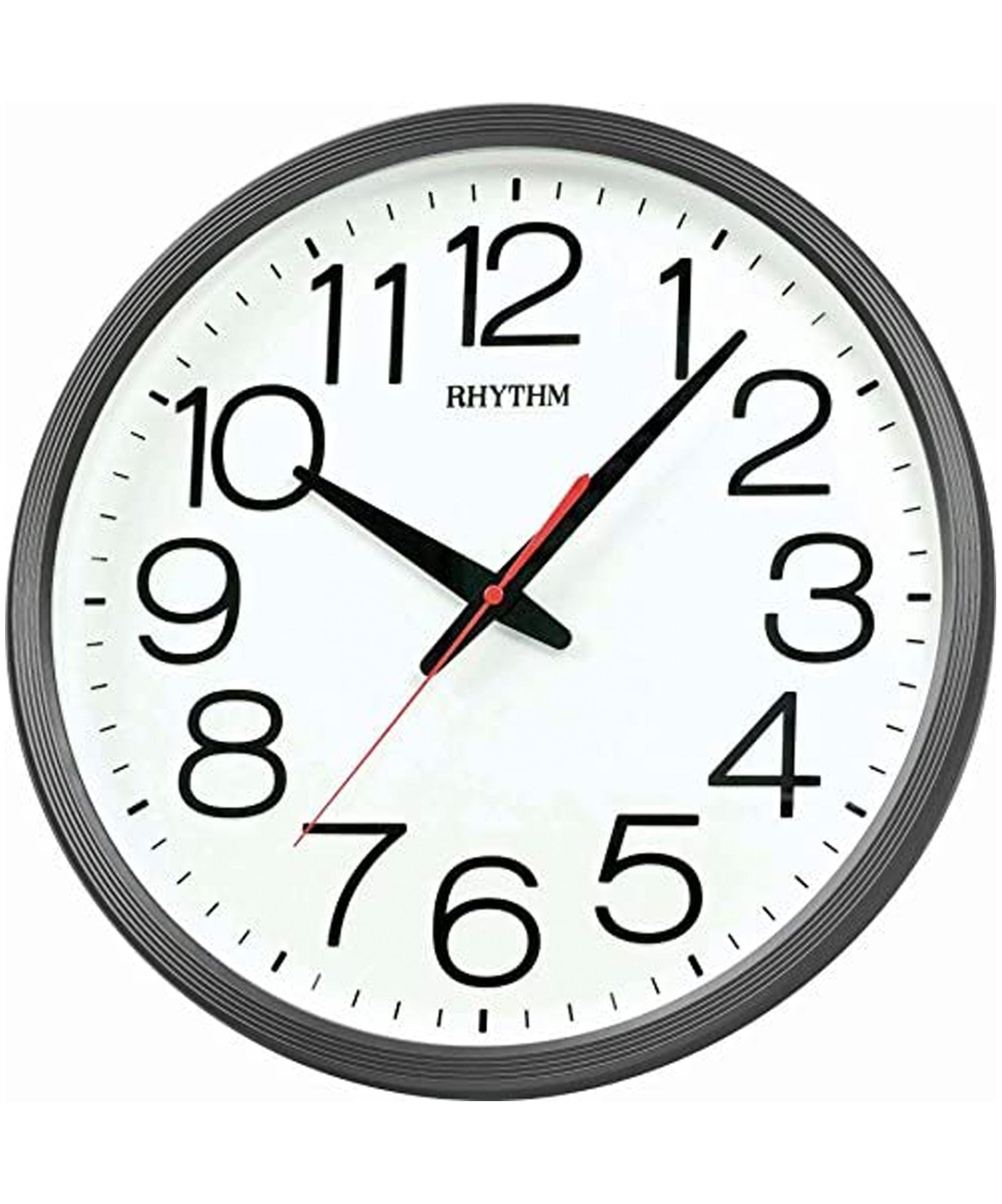 Rhythm Wall Clock, Jumbo Analog Luminous Clock White Dial, CMG495NR02