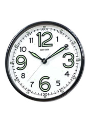 Rhythm Wall Clock Glow In The Dark With Silent Silky Move, CMG499BR71