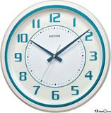 Rhythm Wall Clock,3D Numerals With Silent Silky Move, CMG508BR04