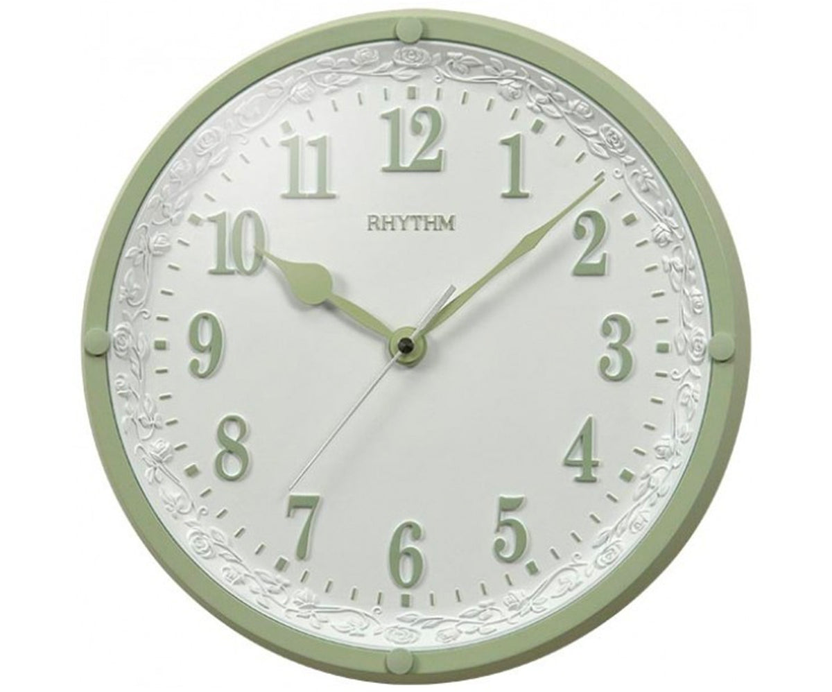 Rhythm, Wall Clock, Green, CMG515NR05