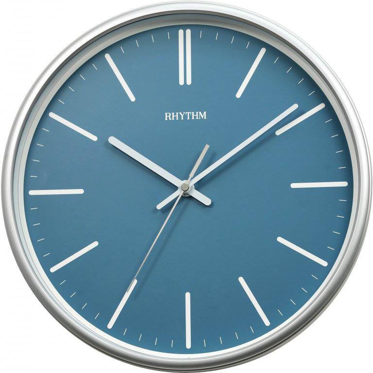 Rhythm Wall Clock, Silent Silky Move, CMG544NR08