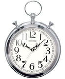 Rhythm, Metal Stopwatch Style Wall Clock, CMG571NR19