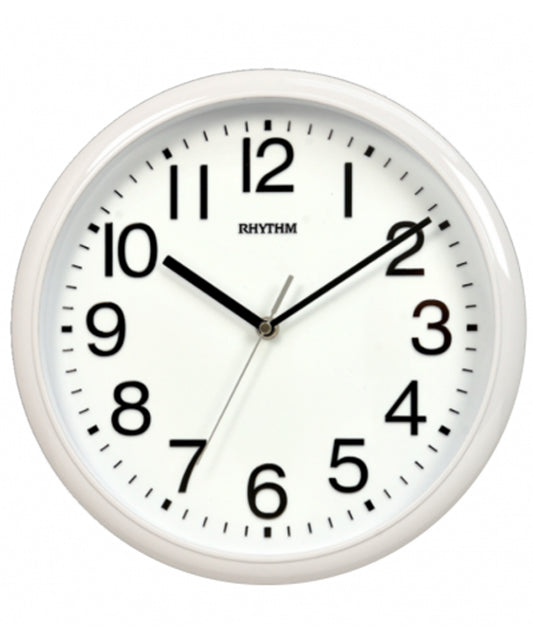 Rhythm, Unisex, Analog Watch, White Dial, RH-CMG579NR03