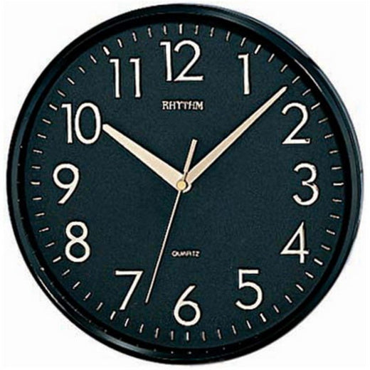 Rhythm Wall Clock,3D Numerals, CMG716NR02