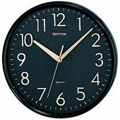 Rhythm Wall Clock,3D Numerals, CMG716NR02