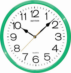 Rhythm Wall Clock,3D Numerals, CMG734NR05