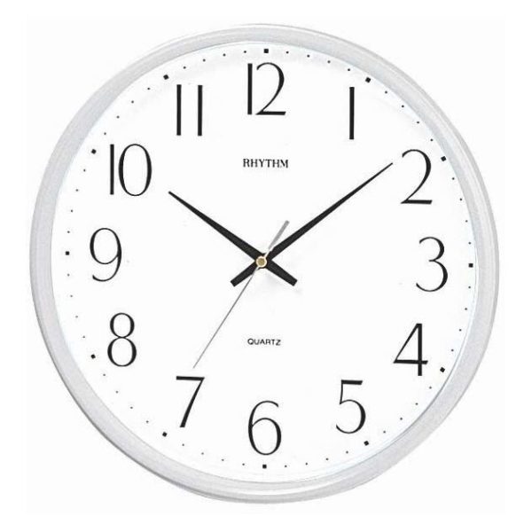 Rhythm Wall Clock, Silent Silky Move, CMG817NR03