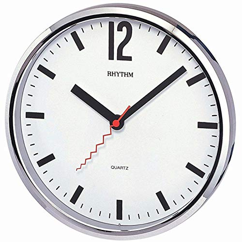 Rhythm Wall Clock, Silent Silky Move, CMG839BR66