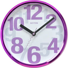 Rhythm Wall Clock, Silent Silky Move, CMG839ER12