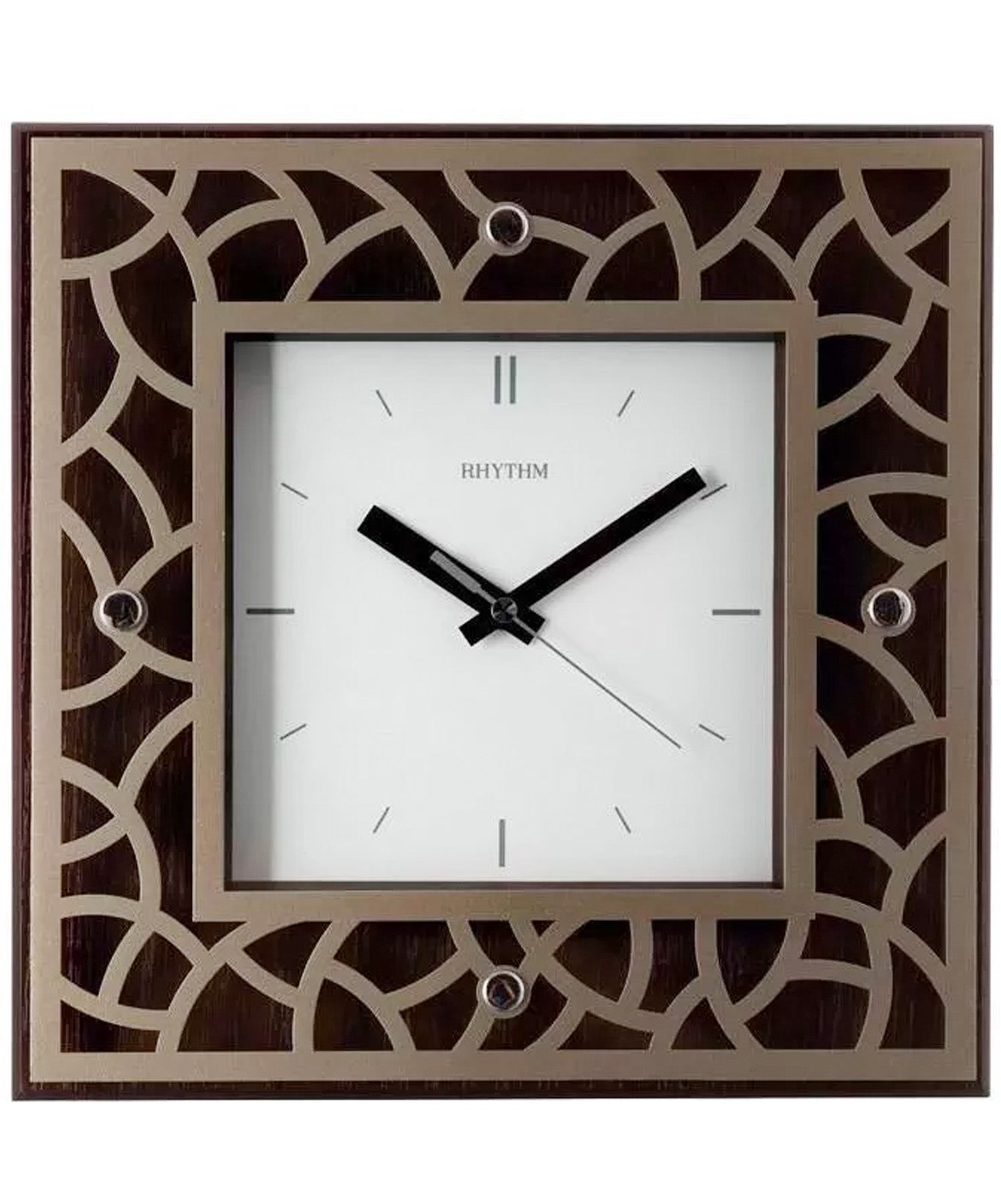 Rhythm, Silent Silky Wall Clock, CMG998NR06