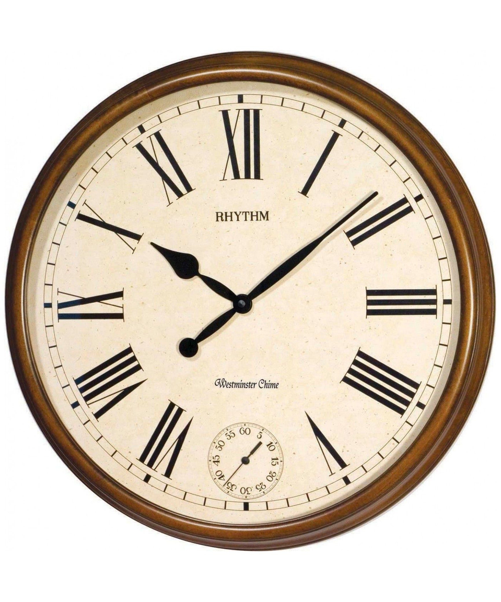 Rhythm, WestMinster Chime Wall Clock, CMH721CR06