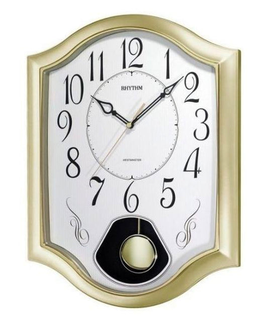 Rhythm, Unisex, Analog Watch, White Dial, RH-CMJ494BR18