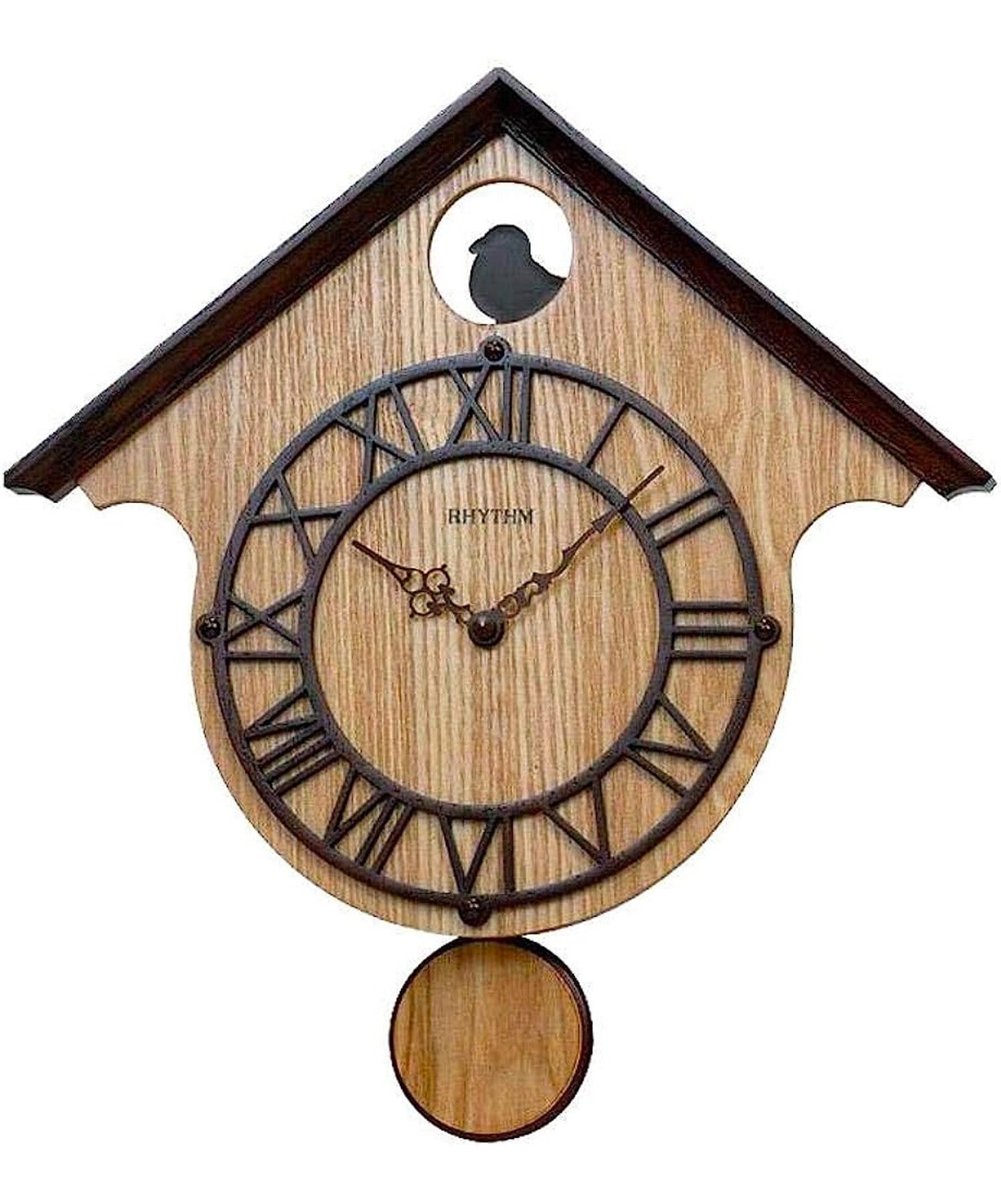 Rhythm, Hut Shape Wall Clock, CMP535NR06