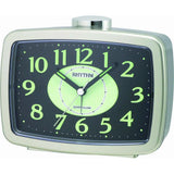 Rhythm Alarm Clock,,With Bell & Super Silent Move, CRA630NR18