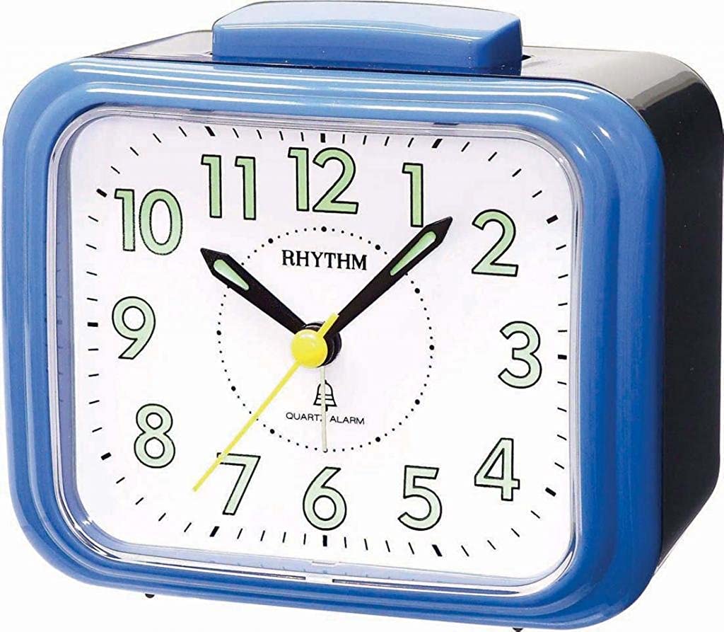 Rhythm Alarm Clock, With Bell & Super Silent Move, CRA828NR04