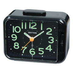 Rhythm Alarm Clock, With Bell,Snooze,Light & Super Slient Move, CRA839WR02