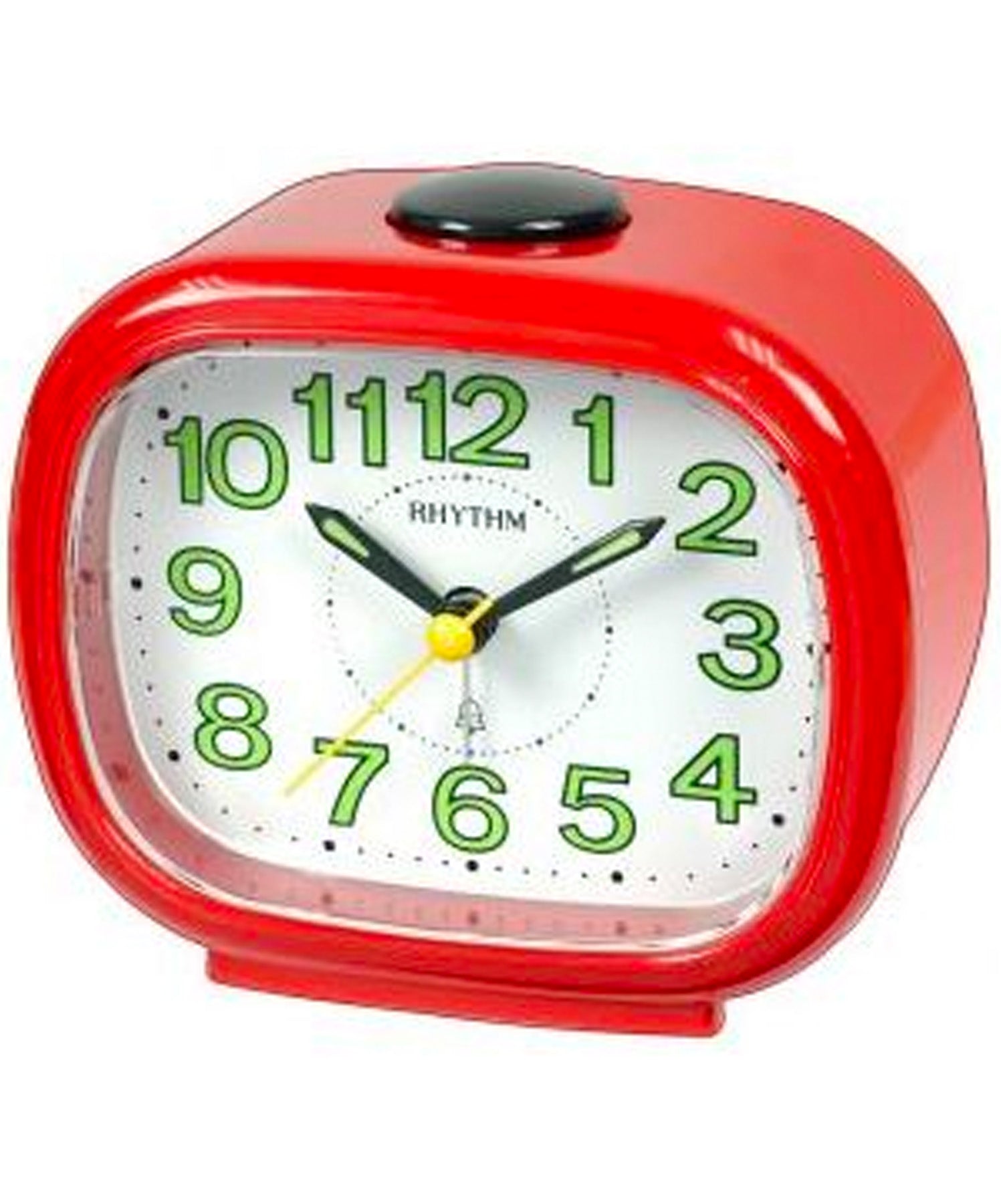 Rhythm Alarm Clock, With Bell, Snooze, Light & Super Silent Move, CRA841NR01