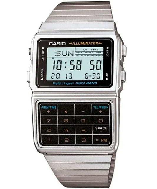 Casio men analog watch, black dial with comfortable strap, model CS-DBC-611-1DF, Bahrain