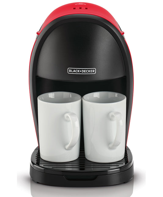 Black+Decker 2 Cup Drip Coffee Maker, Compact, Quick Brew, Easy Clean DCM48 Coffee Maker BL-DCM48