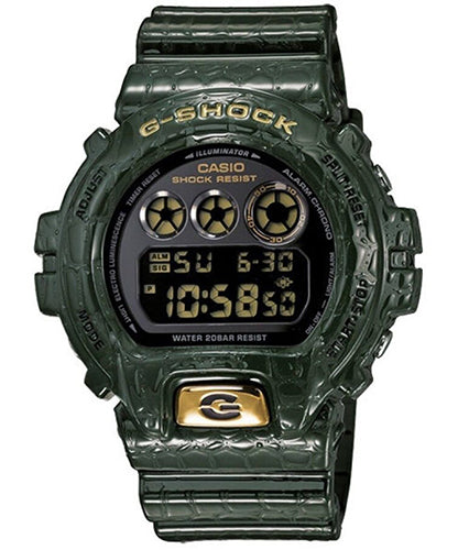 G-Shock Men's Watch Digital, Black Dial Armor Colour Resin Band, DW-6900CR-3DR