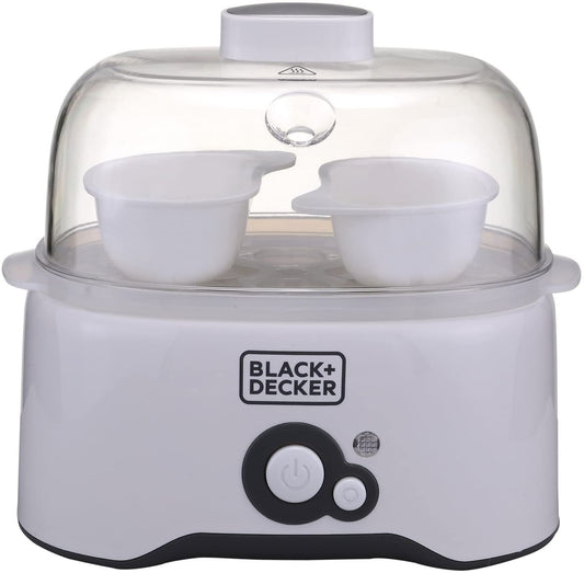 Black+Decker Egg Cooker - White, Fast & Easy Egg Boiler for Perfect Results Eg200-B5 Egg Cooker BL-EG200