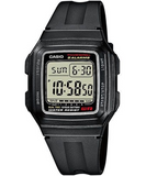 Casio Kid's Watch Digital, Black Dial Black Resin Strap, F-201WA-1ADF